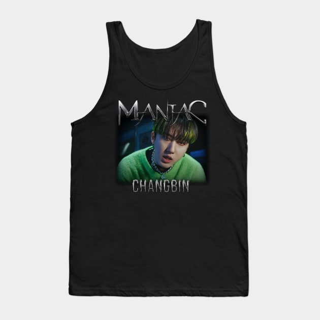 maniac skz changbin Tank Top by GlitterMess